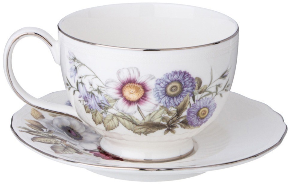 Чайный набор lefard "bouquet" на 6 пер. 12 пр. 280 мл (590-639)