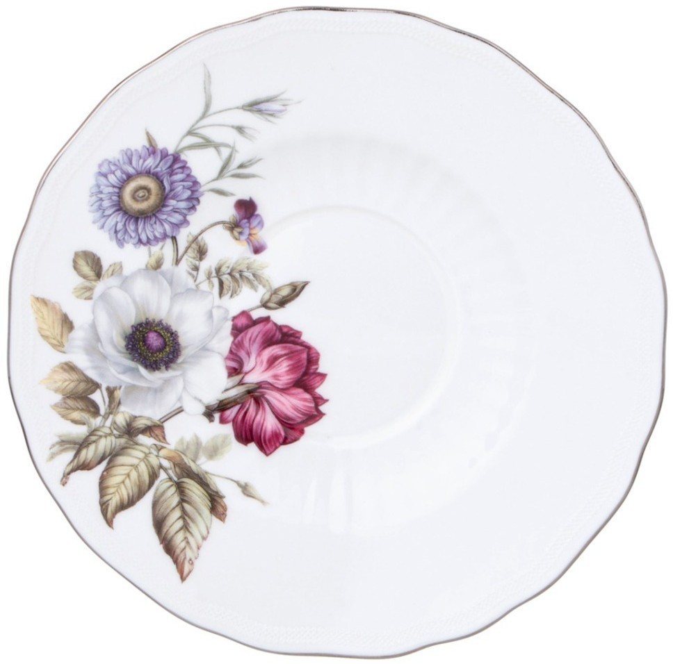 Чайный набор lefard "bouquet" на 6 пер. 12 пр. 280 мл (590-639)