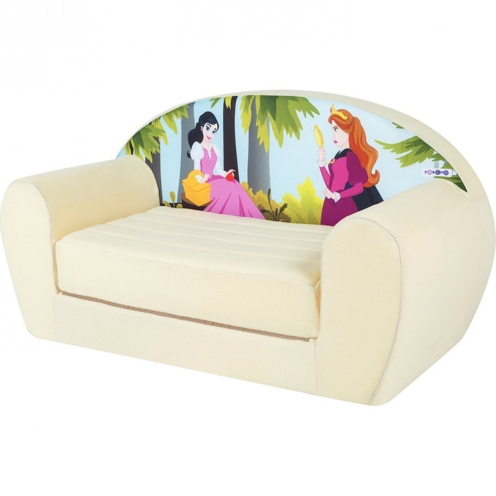 Раскладной бескаркасный (мягкий) детский диван серии "Сказки", Спящая красавица (PCR320-121)