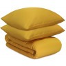 Комплект постельного белья из премиального сатина горчичного цвета из коллекции essential, 150х200 см (78454)