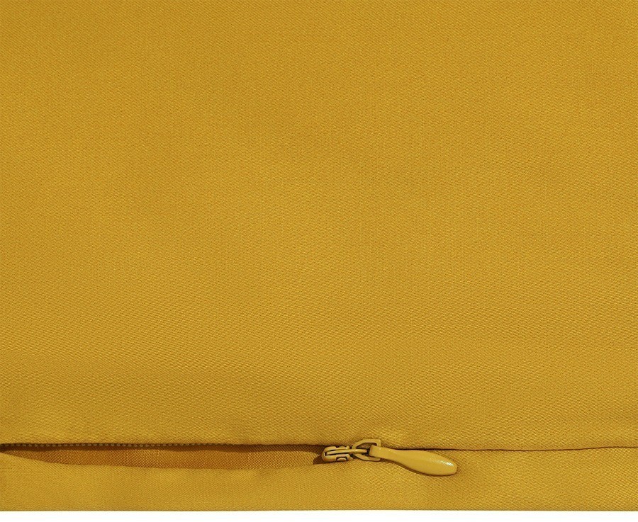 Комплект постельного белья из премиального сатина горчичного цвета из коллекции essential, 150х200 см (78454)