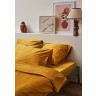 Комплект постельного белья из премиального сатина горчичного цвета из коллекции essential, 150х200 см (78454)