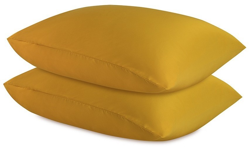 Комплект постельного белья из премиального сатина горчичного цвета из коллекции essential, 150х200 см (78454)