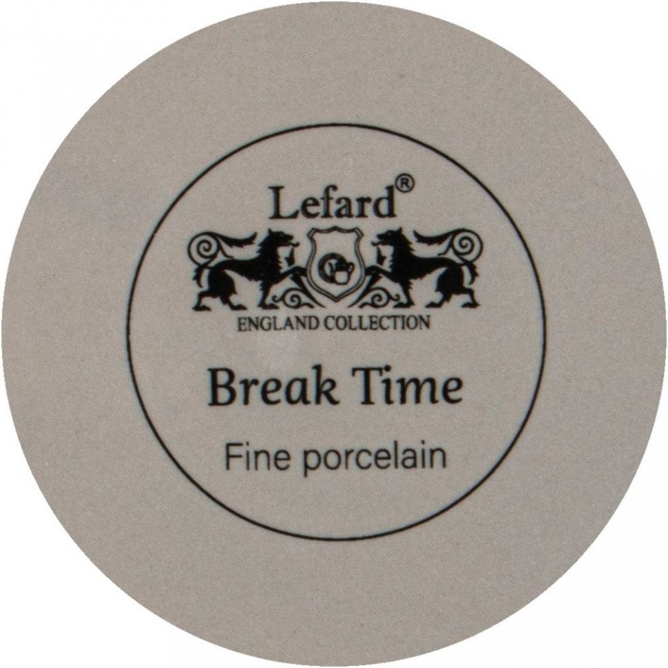 Кружка lefard "break time" 300 мл светло-серая (86-2510)