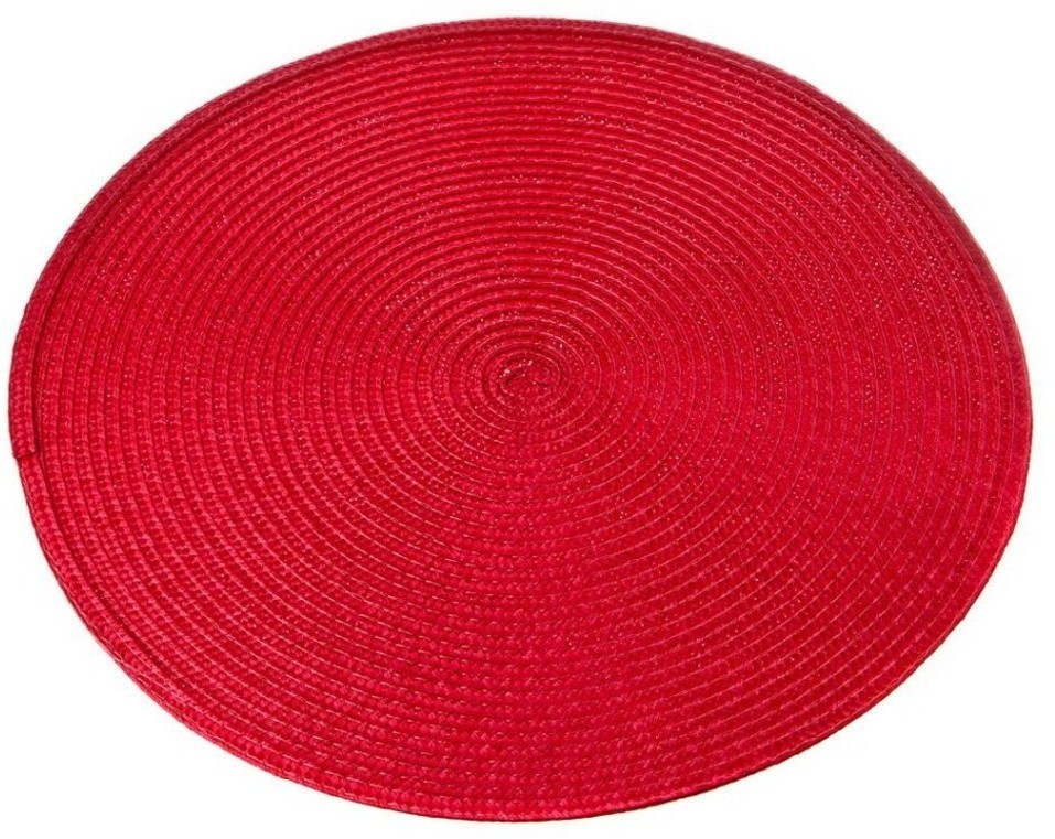 Набор подставок-салфеток под посуду "red star" диаметр=38 см из 4 шт цвет: красный Lefard (771-061)