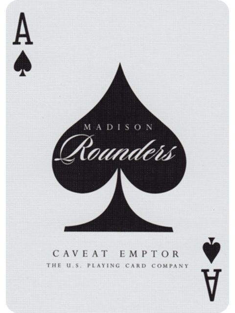 Карты "Ellusionist Madison Rounders Black" (33887)