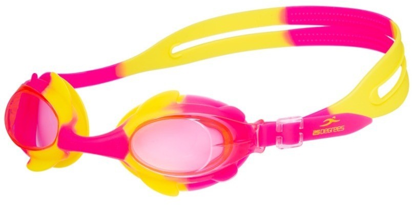 Очки для плавания Yunga Pink/Yellow, детские (783487)