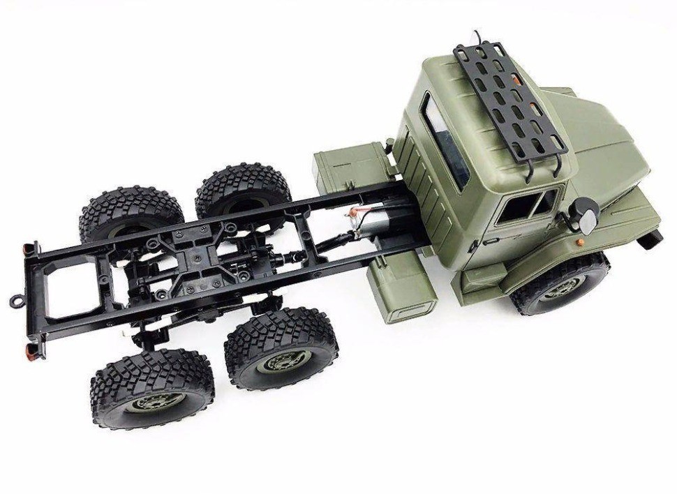 Радиоуправляемый внедорожник WPL Советский военный грузовик Урал 6WD 1:16 (WPLB-36-7)