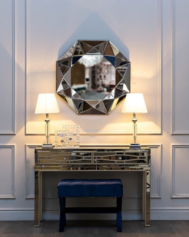 Зеркало с объемной рамой d81см (TT-00001703)