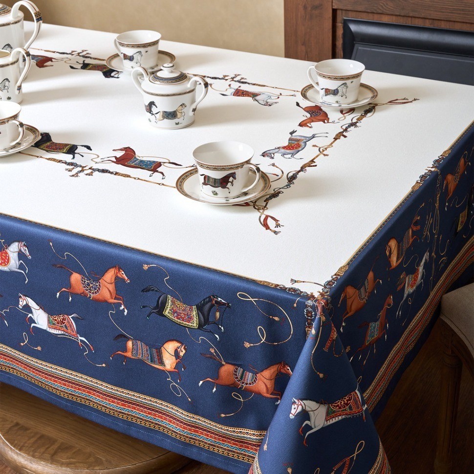 Скатерть "passage" 140х180см ,белый, 100% хлопок с пропиткой,твил Lefard (850-759-2)