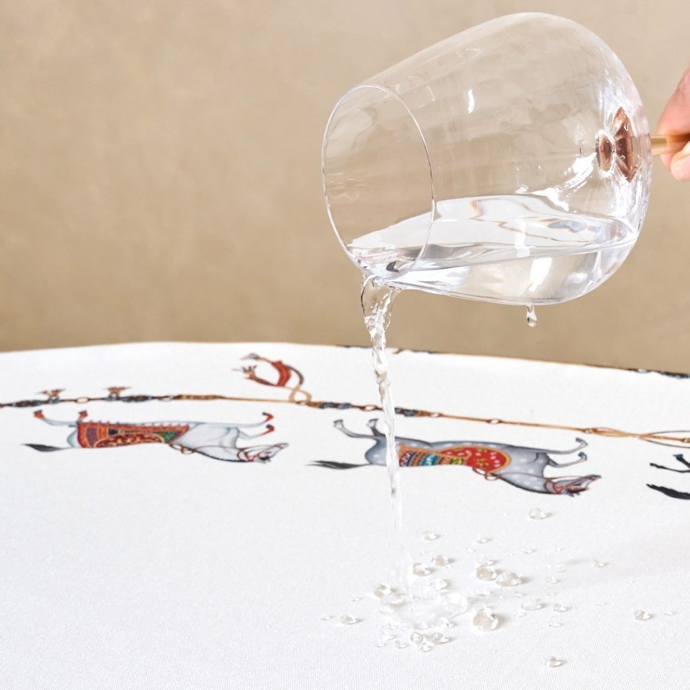 Скатерть "passage" 140х180см ,белый, 100% хлопок с пропиткой,твил Lefard (850-759-2)