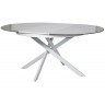 Стол обед.круг раскл.керам.бел. 170(120)*120*76см (TT-00004906)
