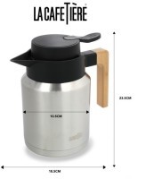 Кувшин с двойными стенками La Cafetière 1,2 л LCDWJUG1200