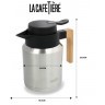 Кувшин с двойными стенками La Cafetière 1,2 л LCDWJUG1200