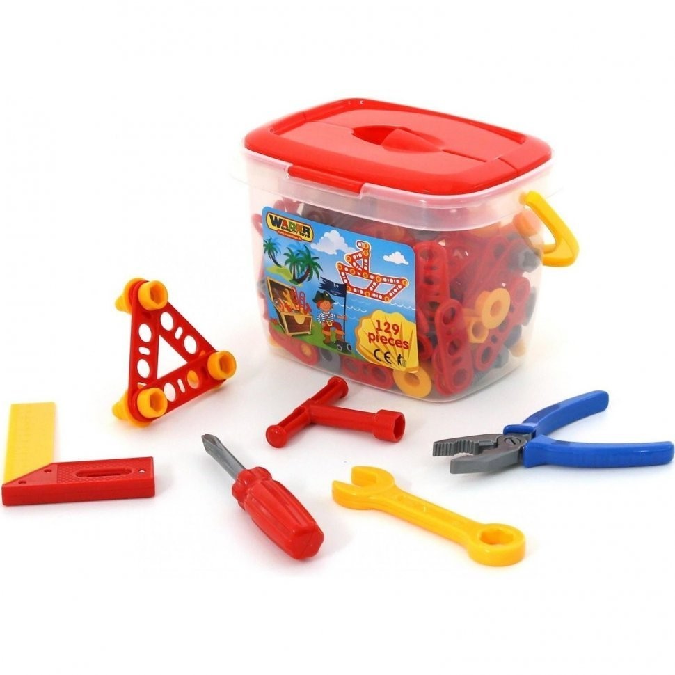 Набор инструментов №2 (129 элем. в ведёрке) (47168_PLS)