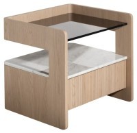 Тумбочка с ящиком светлая 56*48*48см (TT-00015650)