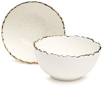 Набор салатников lefard &quot;charm&quot; 2 шт. 11*5,5 см 250 мл (с золотой линией) (779-355)