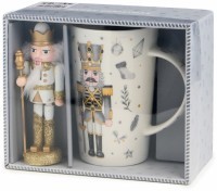 Набор подарочный lefard "щелкунчик" (кружка 385 мл в комплекте с ёлочной игрушкой) (580-096)