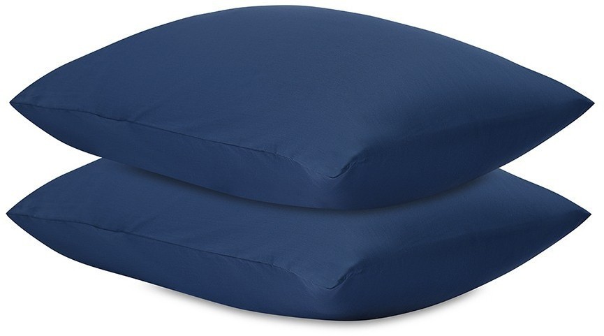 Набор наволочек из премиального сатина темно-синего цвета из коллекции essential, 50х70 см (77140)