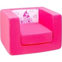 Раскладное бескаркасное (мягкое) детское кресло серии &quot;Дрими&quot;, цвет Элис+Роуз (PCR320-77)