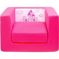 Раскладное бескаркасное (мягкое) детское кресло серии &quot;Дрими&quot;, цвет Элис+Роуз (PCR320-77)