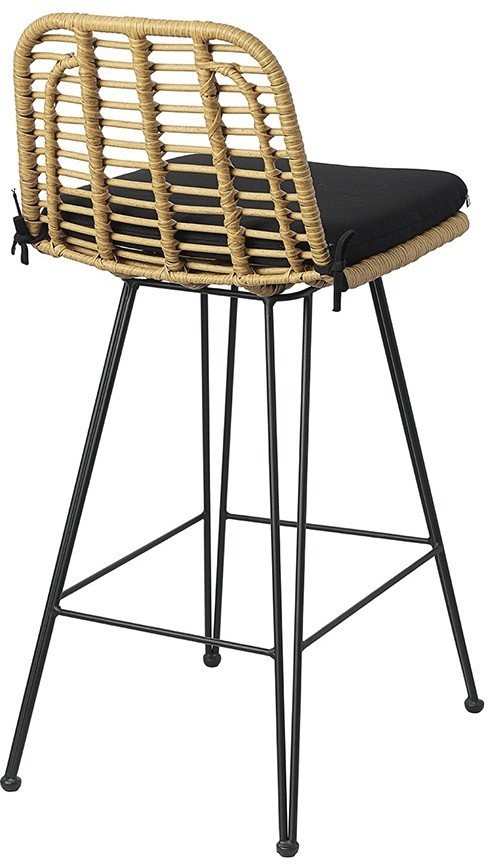 Стул полубарный vetle flat, ротанг (77585)