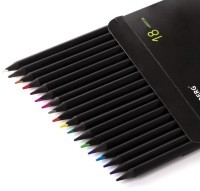 Карандаши цветные трехгранные Brauberg Black Jack 18 цветов 180597 (2) (65722)