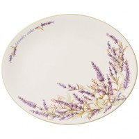 Блюдо овальное &quot;душа прованса&quot; 31,5*25,5 см. высота=3 см. Agness (358-2039)