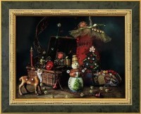 Картина Старый Новый Год с кристаллами Swarovski (1772)