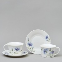 Чайный набор lefard &quot;васильки&quot; 4 пр. на 2 пер. 250 мл (760-839)