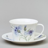 Чайный набор lefard &quot;васильки&quot; 4 пр. на 2 пер. 250 мл (760-839)