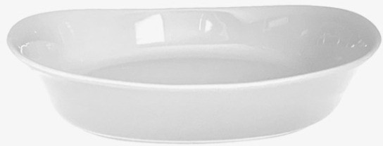 Тарелка 50004C, фарфор, white, Cookplay