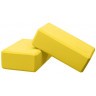 Блок для йоги YB-200 EVA, желтый, пара (2109336)
