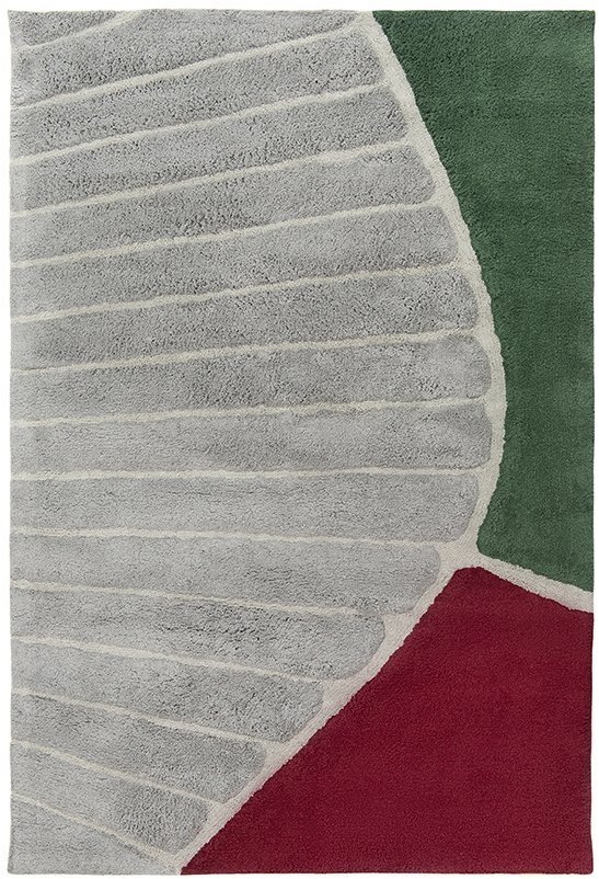 Ковер из хлопка с рисунком tea plantation из коллекции terra, 120х180 см (74498)