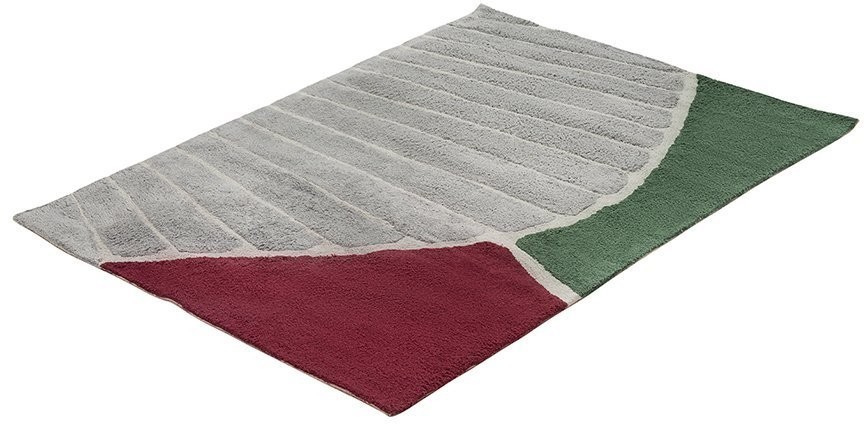 Ковер из хлопка с рисунком tea plantation из коллекции terra, 120х180 см (74498)