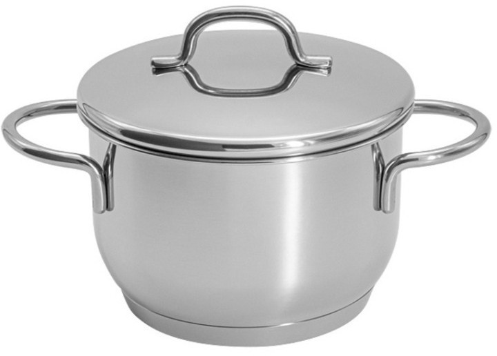 Кастрюля Грация, 16 см, 2 л, крышка металлическая - 368587 Metalac