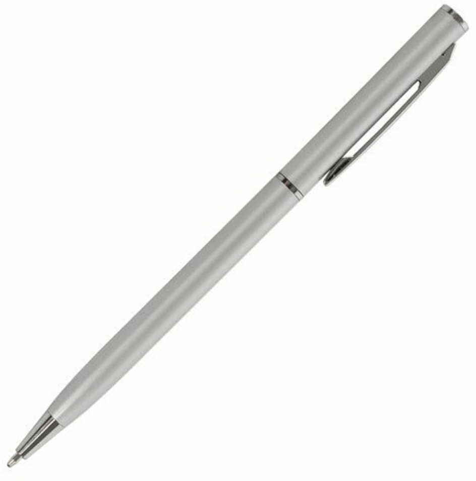 Ручка подарочная шариковая Brauberg Delicate Silver 0,7 мм синяя 141401 (3) (86882)