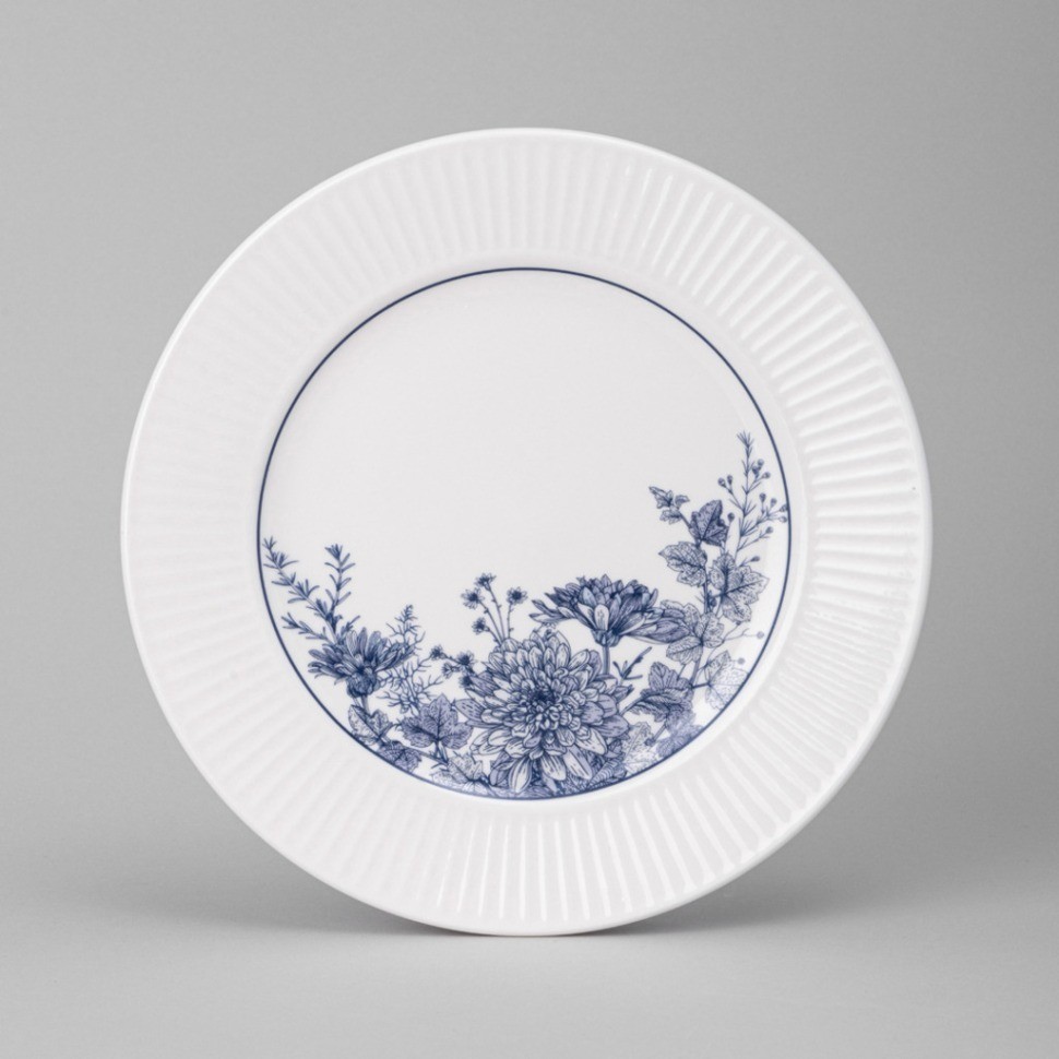 Тарелка закусочная lefard "royal blue"20*1,8 см (425-092)