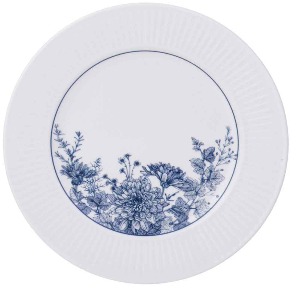Тарелка закусочная lefard "royal blue"20*1,8 см (425-092)