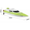 Радиоуправляемый катер Green SuNew с сумкой (47 см, 35 км/ч, акб 3000 mAh) (HJ806B-A2-BAG)
