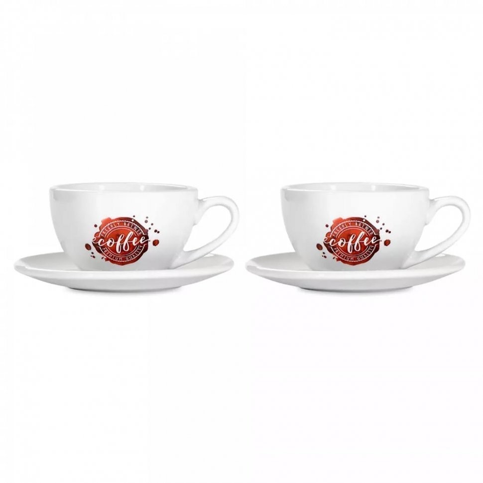 Koenitz Набор из 2 кофейных пар для латте "Брызги кофе" 17 5 A11 2034