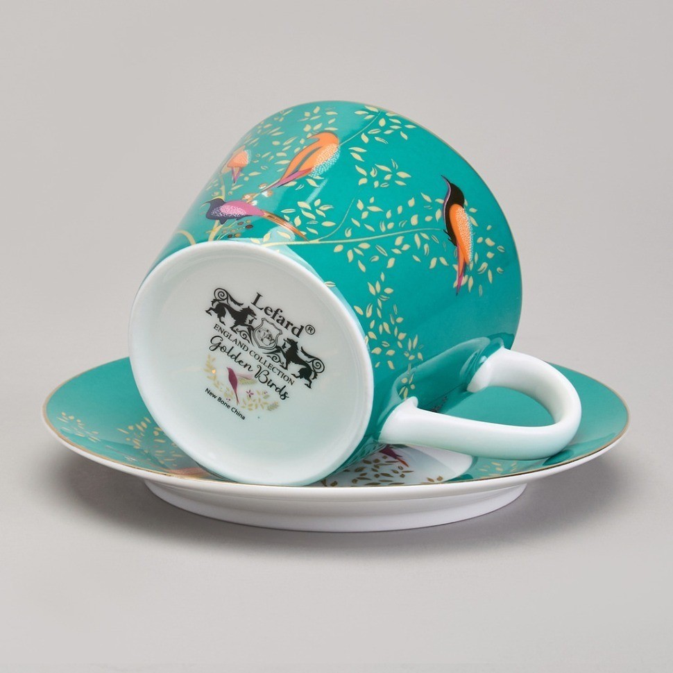 Чайная пара  lefard "golden birds" 220 мл (419-125)