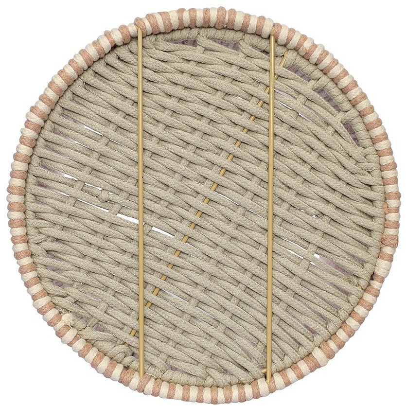 Корзина плетеная dholak beige из коллекции ethnic, размер m (77211)