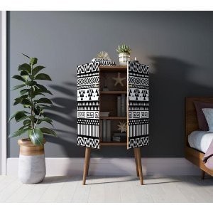 Комод на высоких ножках Berber 19 принт арт BB09/Print_19-ET