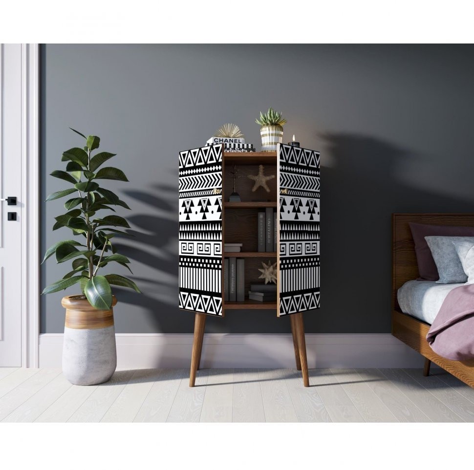 Комод на высоких ножках Berber 19 принт арт BB09/Print_19-ET