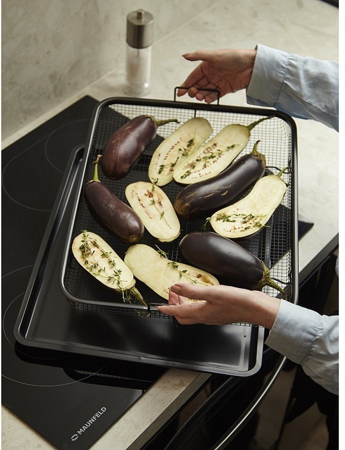 Противень для запекания с решеткой-гриль roast masters, 36х45 см, черный (77881)