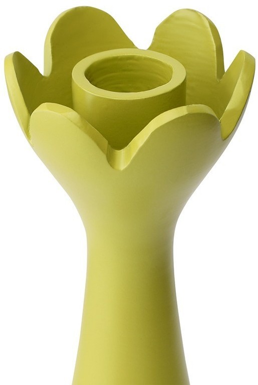 Подсвечник laminaria, 23 см, лайм (78635)