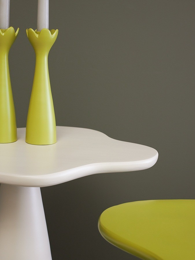 Подсвечник laminaria, 23 см, лайм (78635)