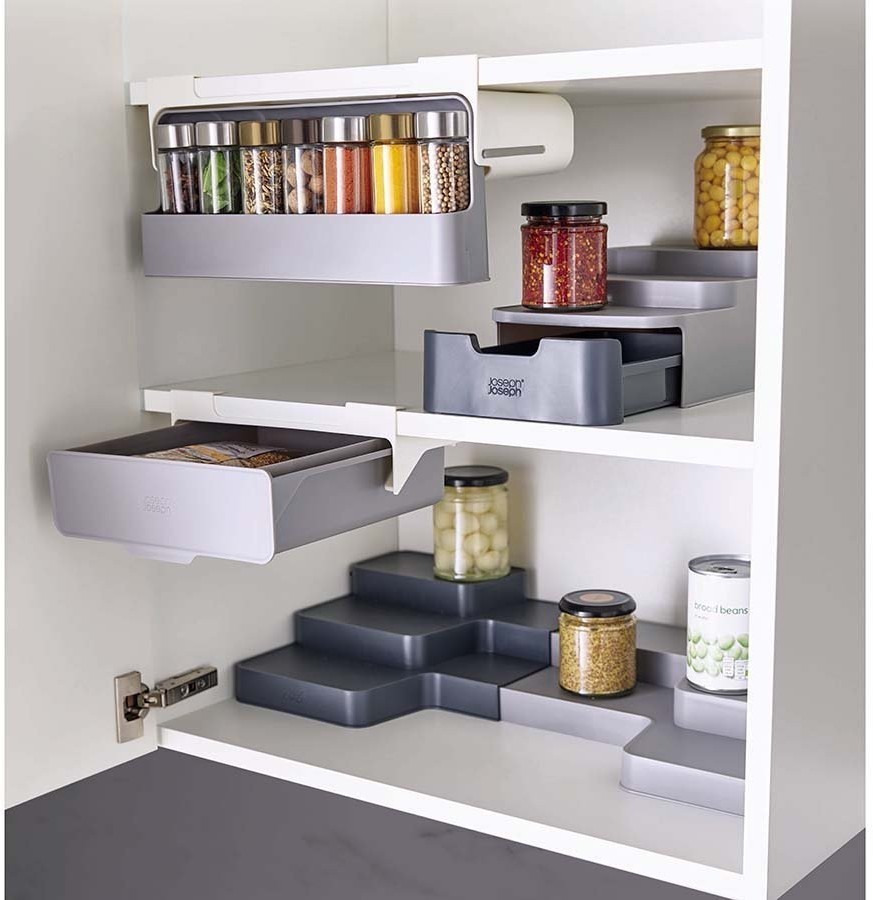 Органайзер многоуровневый cupboardstore, серый (66112)