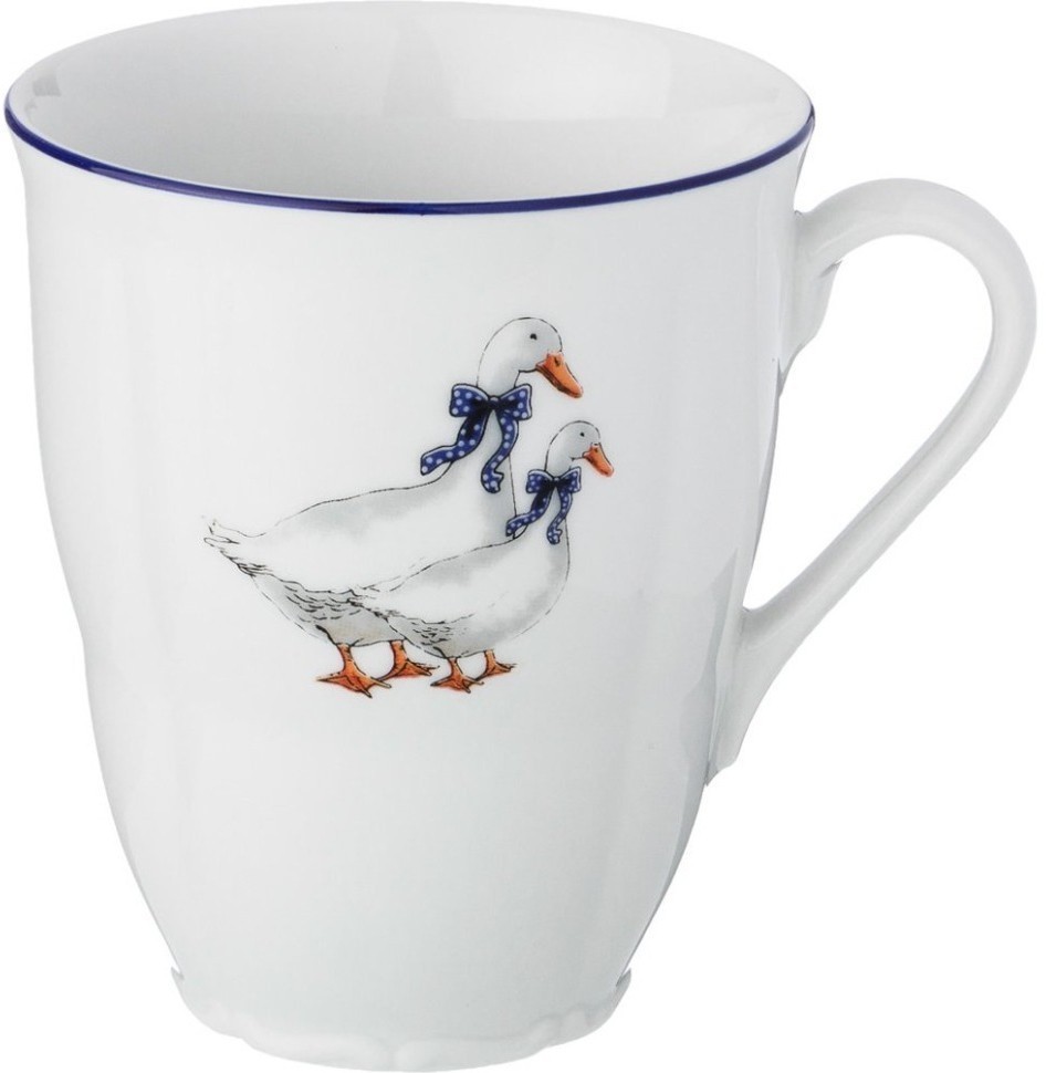 Чайный набор на 6 персон 12 пр. "гуси" 350 мл. диаметр 15 см. G.Benedikt. (658-029)